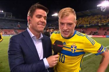 Crazy interview with John Guidetti (with English subtitles) - TV4 Sport
