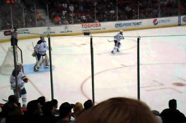 Justin Schultz Boo Fest at Honda Center Ducks vs Oilers 4/8/13