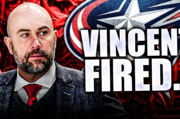 BLUE JACKETS FIRE PASCAL VINCENT… CRUEL OR DESERVED?