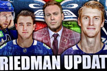 ELLIOTTE FRIEDMAN CANUCKS UPDATES: ELIAS LINDHOLM OUT + NIKITA ZADOROV & TYLER MYERS