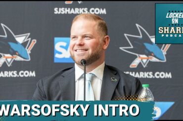 The San Jose Sharks Officially Introduce Ryan Warsofsky As Their Head Coach