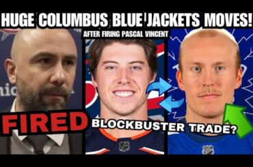 MORE COLUMBUS BLUE JACKETS MOVES COMING? Patrik Laine/Mitch Marner (AFTER PASCAL VINCENT FIRED)