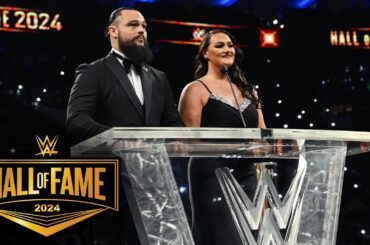 Taylor and Mika Rotunda pay respects to Bray Wyatt: 2024 WWE Hall of Fame highlights