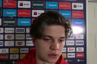 OHLAS | Matěj Blümel po utkání 54. kola proti HC Energie Karlovy Vary