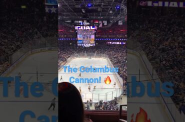 Hearing the Columbus cannon in person! 🔥#shorts