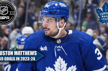 EVERY SINGLE GOAL 🎥 Auston Matthews scores 69 goals for Maple Leafs | NHL on ESPN