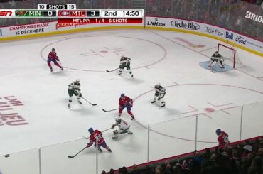 Eriksson Ek blocks three vicious Shea Weber Slap shots
