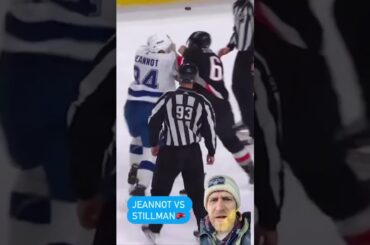 Jeannot Vs Stillman #hockeyboys #tampabaylightning #buffalosabres