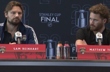 Matthew Tkachuk, Sam Reinhart: Florida Panthers in Edmonton, Stanley Cup Final Game 6 vs. Oilers