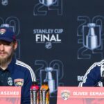 Oliver Ekman-Larsson, Vladimir Tarasenko: Florida Panthers SCF Pregame at Edmonton, Game 6