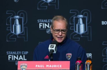 Paul Maurice, Stanley Cup Final Pregame: Florida Panthers at Edmonton Oilers, Game 6