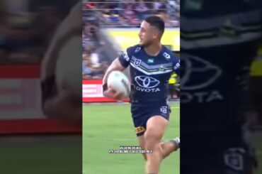 What a Try! Valentine Holmes🔥 #shorts #nrl #rugbyleague #northqueenslandcowboys #try
