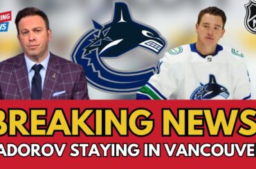 🔴 BREAKING NEWS: CANUCKS CLOSING IN ON CONTRACT WITH NIKITA ZADOROV