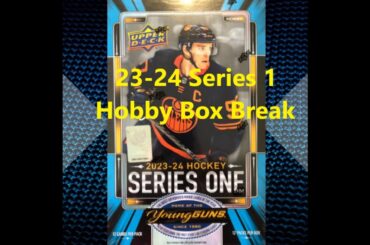 23-24 Upper Deck Series 1 Hobby Box Break. Exclusive Pull!