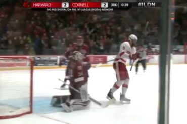 Cornell's Eric Freschi's GWG over Harvard late in the third 1-23-15