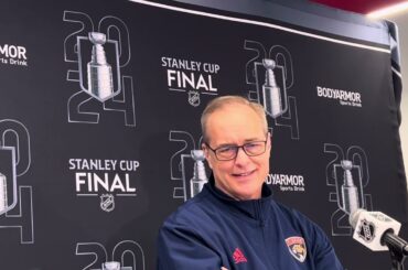 Paul Maurice, Florida Panthers Final Practice; Game 6 SCF v Edmonton Oilers