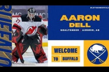 Buffalo Sabres sign (G) Aaron Dell to a 1 year contract