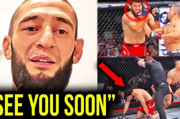 KHAMZAT CHIMAEV REACTS TO ROBERT WHITTAKER VS IKRAM ALISKEROV HIGHLIGHTS (UFC Saudi Arabia)