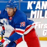 K'Andre Miller #79 (New York Rangers) first NHL goal Jan 26, 2021