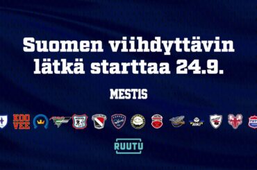 Suomen viihdyttävin lätkä starttaa 24.9.