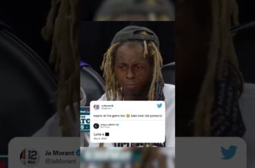 Never forget Lil Wayne's reaction to Luka's cross last year 😭