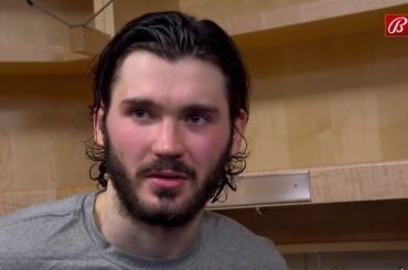 Kirill Marchenko is working hard to get better with each game | BLUE JACKETS-LIGHTNING POSTGAME