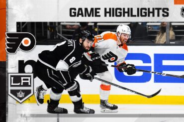 Flyers @ Kings 1/1/22 | NHL Highlights