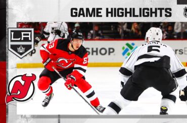 Kings @ Devils 1/23/22 | NHL Highlights