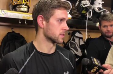Casey DeSmith After Pens 4-2 Loss to the Anaheim Ducks | Pens Locker Room