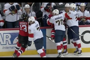 Hornqvist Starts Scrum Against New Jersey Devils