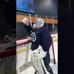 we had grubi market his own giveaway item 😂 #hockey #nhl #seattlekraken