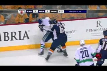 Shea Weber penalty on Kesler in Game 3 OT