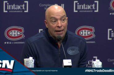 Montreal Canadiens GM Kent Hughes Speaks Following 2022 NHL Trade Deadline Day