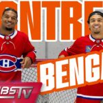 Bengals Ja'Marr Chase and Chase Brown try playing hockey in Montreal