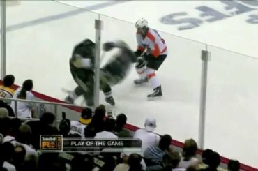 Evgeni Malkin hits Sidney Crosby. April 20th 2012