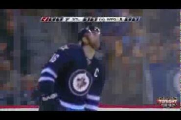 Andrew Ladd SO goal against St. Louis