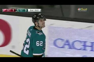 Kevin Labanc Goal vs DET 03-12-2018
