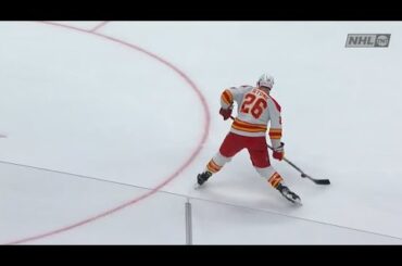 Michael Stone Slap Shot Goal vs Anaheim Ducks | April 6 2022