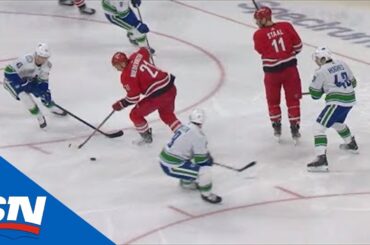 Hurricanes’ Nino Niederreiter Scores With Spinning Backhand