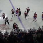 Laval Rocket's Arber Xhekaj and Belleville Senators' Brennan Saulnier get into a fight 1/19/24
