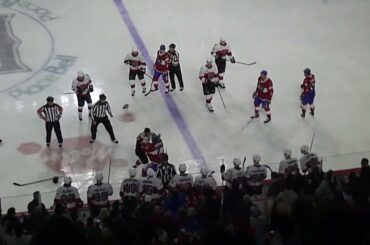 Laval Rocket's Arber Xhekaj and Belleville Senators' Brennan Saulnier get into a fight 1/19/24