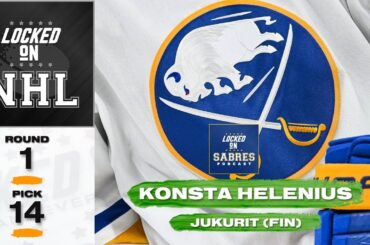Buffalo Sabres Draft Konsta Helenius in 2024 NHL Draft | Locked On Sabres