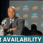 San Jose Sharks GM Mike Grier's Media Availability After The First Round Of The 2024 Draft