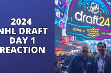 NHL Draft Day 1 Reaction from Sphere Las Vegas | Winnipeg Jets NHL Draft 2024