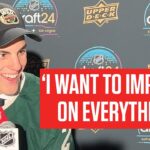 Zeev Buium 'Wants To Improve On Everything' After Being Picked No. 12 By Minnesota Wild At NHL Draft