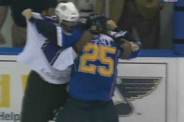 Wayne Simmonds vs Yan Stastny Oct 24, 2008