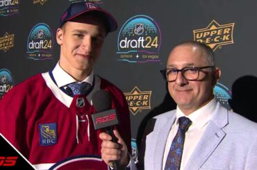 Ivan Demidov excité de jouer avec Slafkovsky et Caufield!