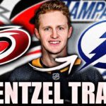 JAKE GUENTZEL OFFICIALLY TRADED TO THE TAMPA BAY LIGHTNING: HUGE CAROLINA HURRICANES TRADE