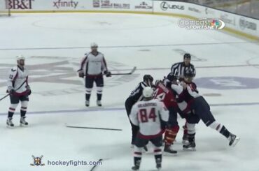 Troy Brouwer vs Erik Gudbranson Dec 13, 2013