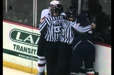 Tyler Hansen vs Jordan Martinook Feb 3, 2012